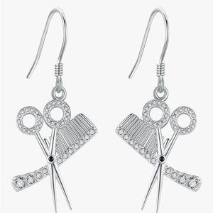 YAFEINI Sterling Silver earrings- Hair Stylist